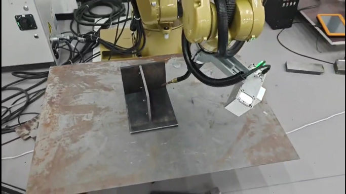 Demonstration of a Welding Robot with 3D Vision for Randomly Positioned Parts